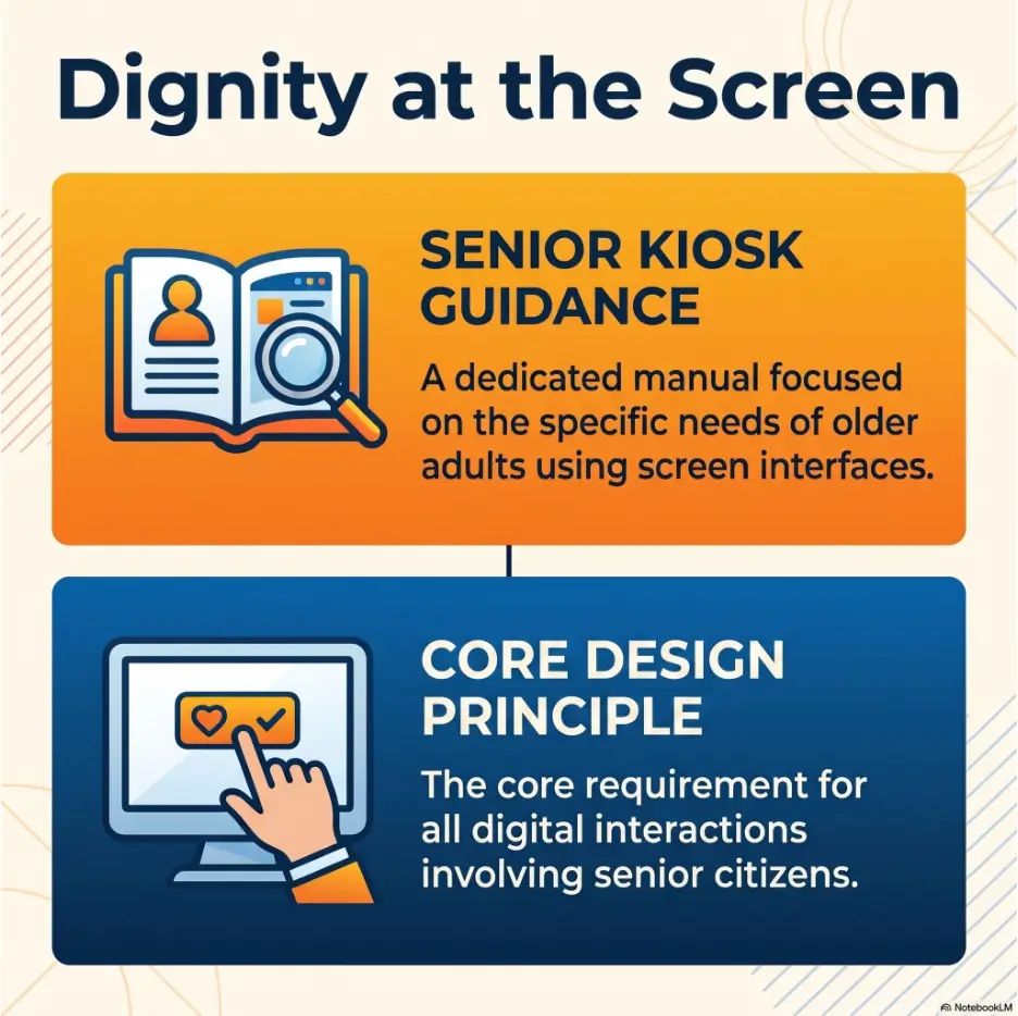 self-order kiosk help for seniors